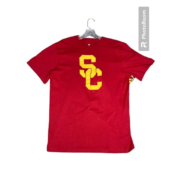 New USC Trojans Interlock Short Sleeve T Shirt Men's Size‎ Large - Picture 2 of 4